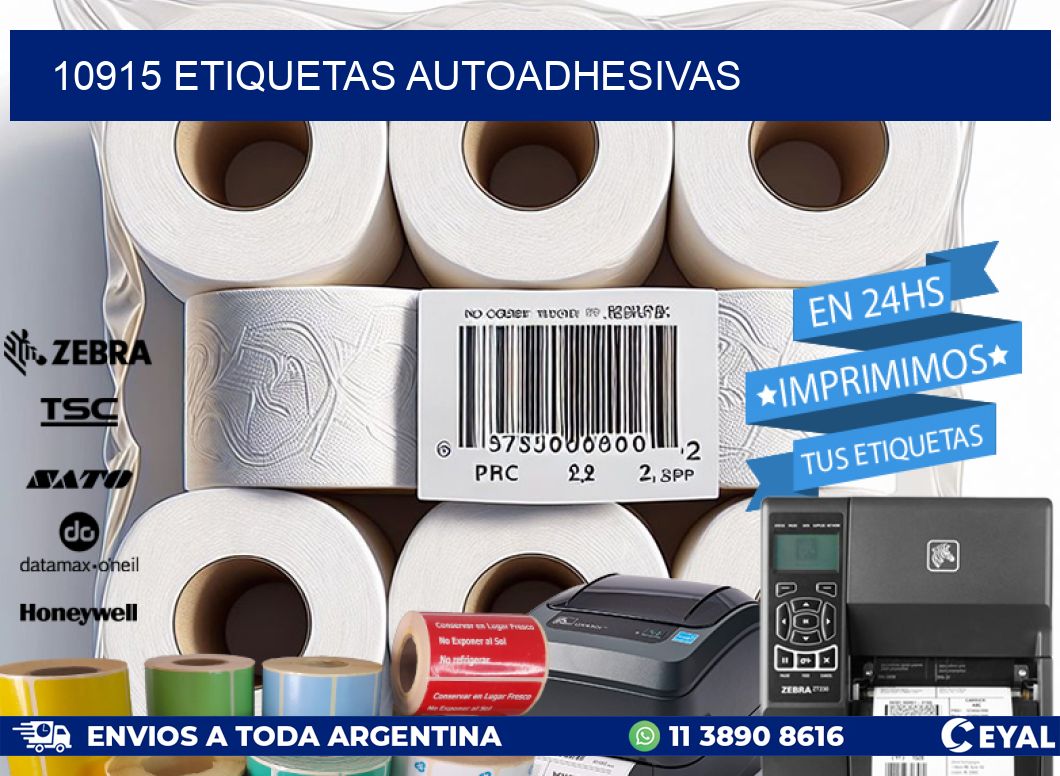 10915 ETIQUETAS AUTOADHESIVAS