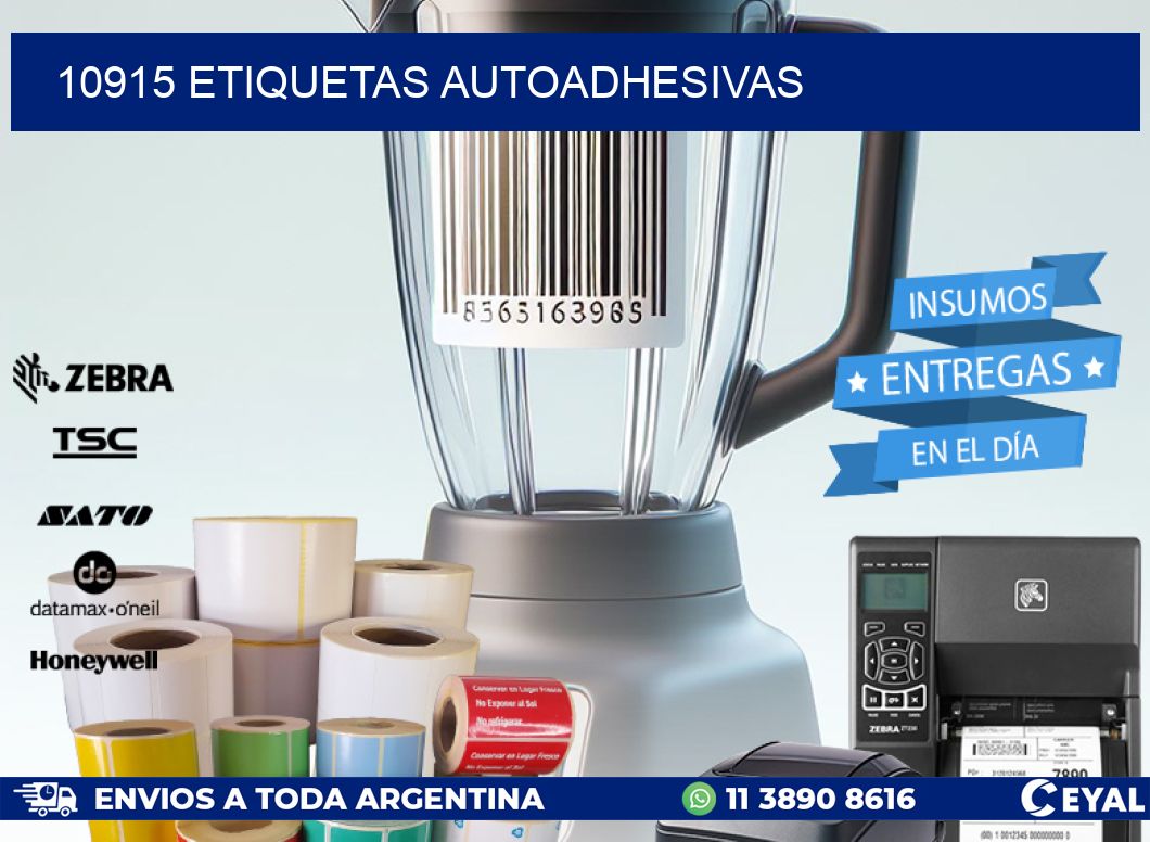 10915 ETIQUETAS AUTOADHESIVAS