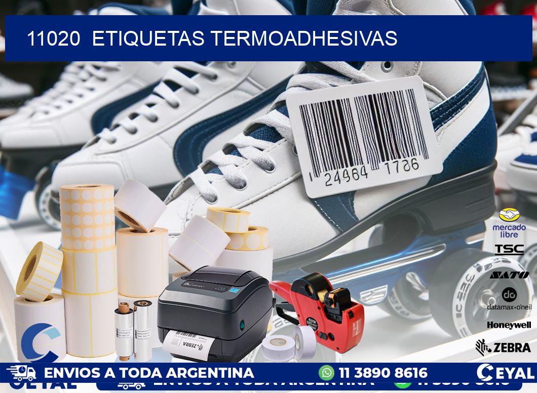 11020 ETIQUETAS TERMOADHESIVAS