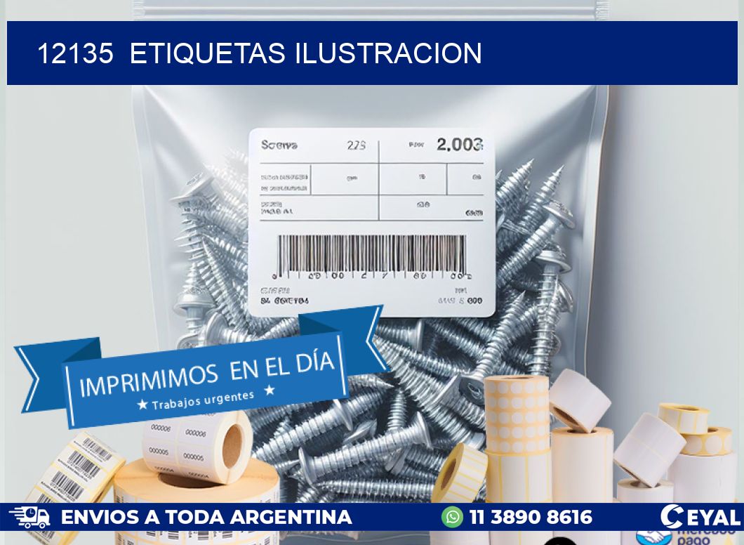 12135 ETIQUETAS ILUSTRACION