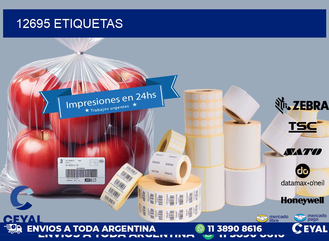 12695 ETIQUETAS