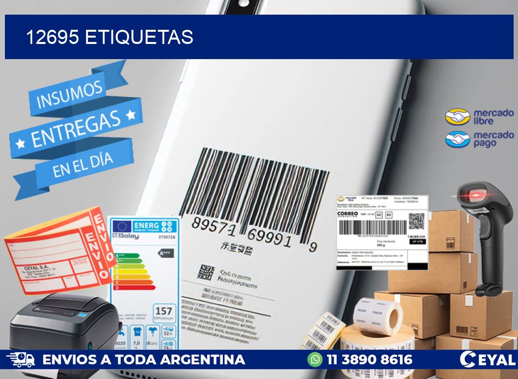 12695 ETIQUETAS