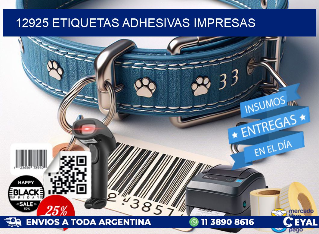 12925 ETIQUETAS ADHESIVAS IMPRESAS