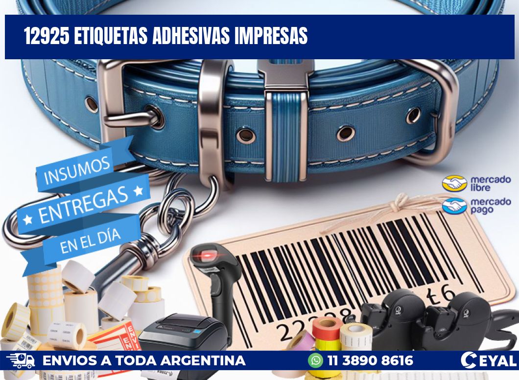12925 ETIQUETAS ADHESIVAS IMPRESAS