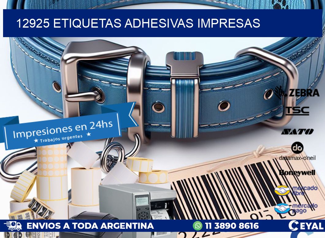 12925 ETIQUETAS ADHESIVAS IMPRESAS
