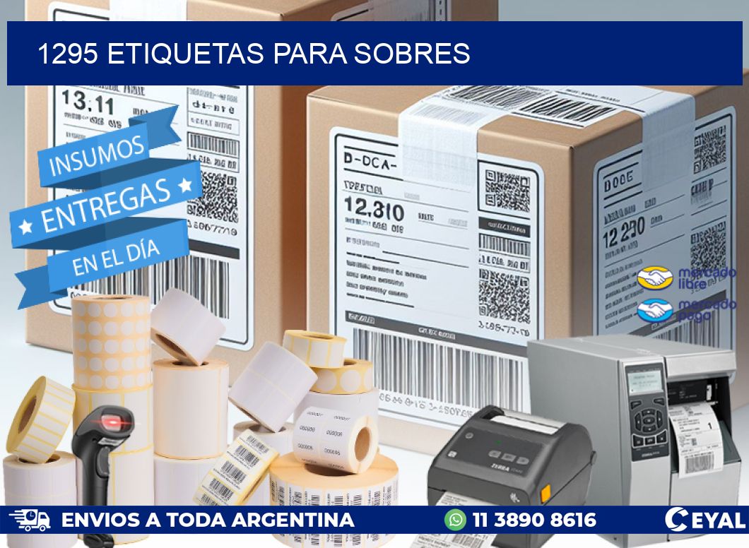 1295 ETIQUETAS PARA SOBRES