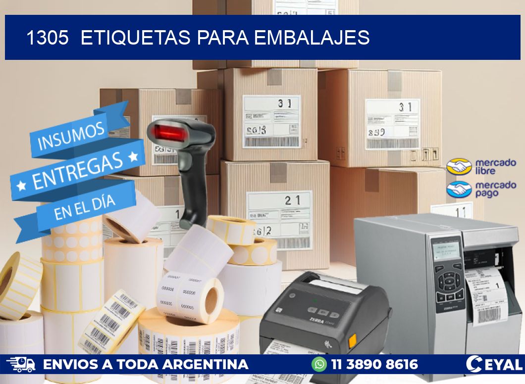 1305  ETIQUETAS PARA EMBALAJES