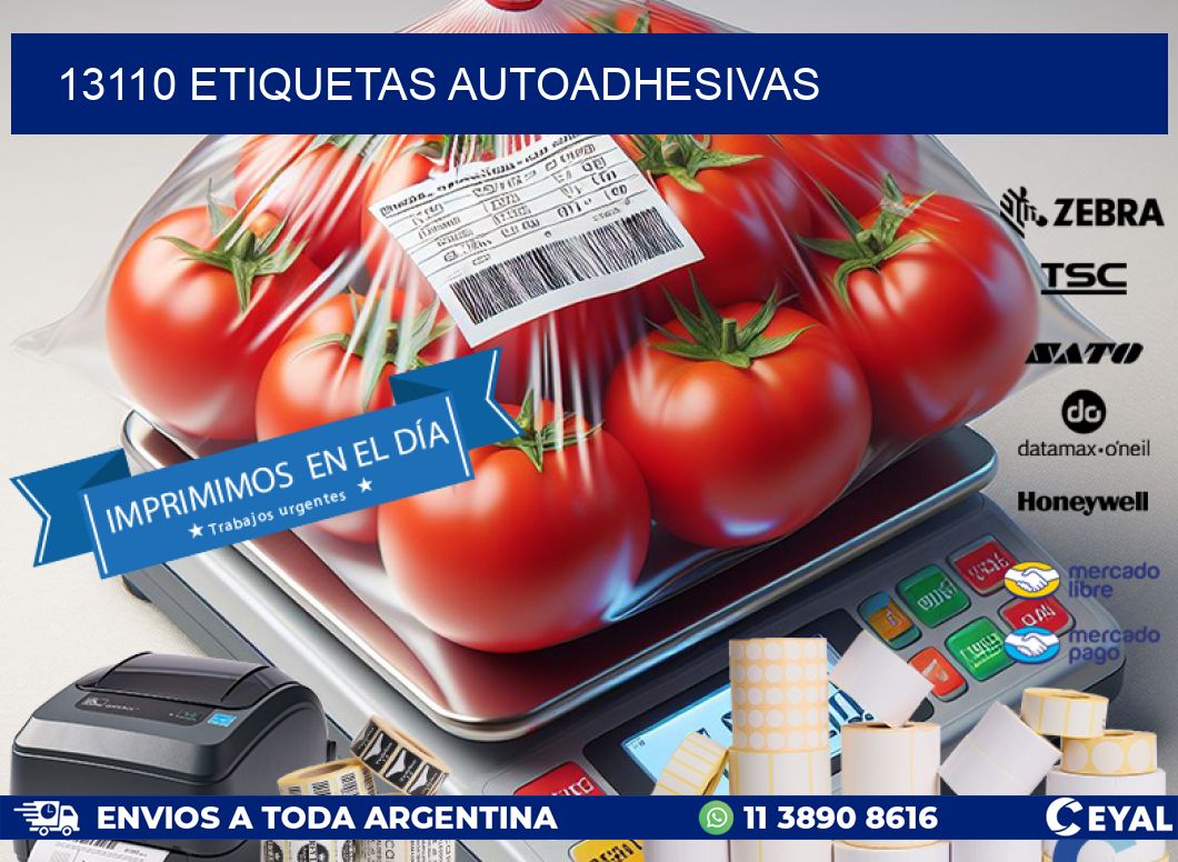 13110 ETIQUETAS AUTOADHESIVAS