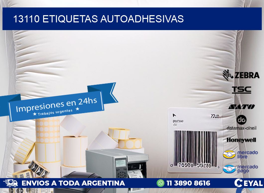 13110 ETIQUETAS AUTOADHESIVAS