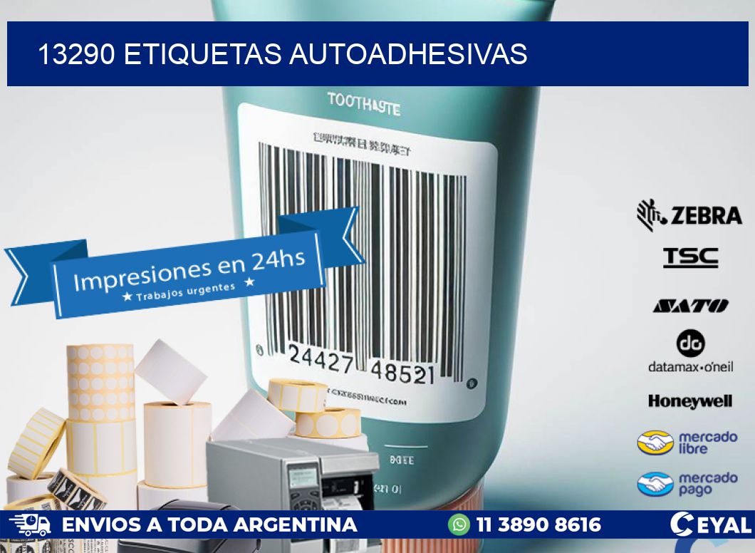 13290 ETIQUETAS AUTOADHESIVAS