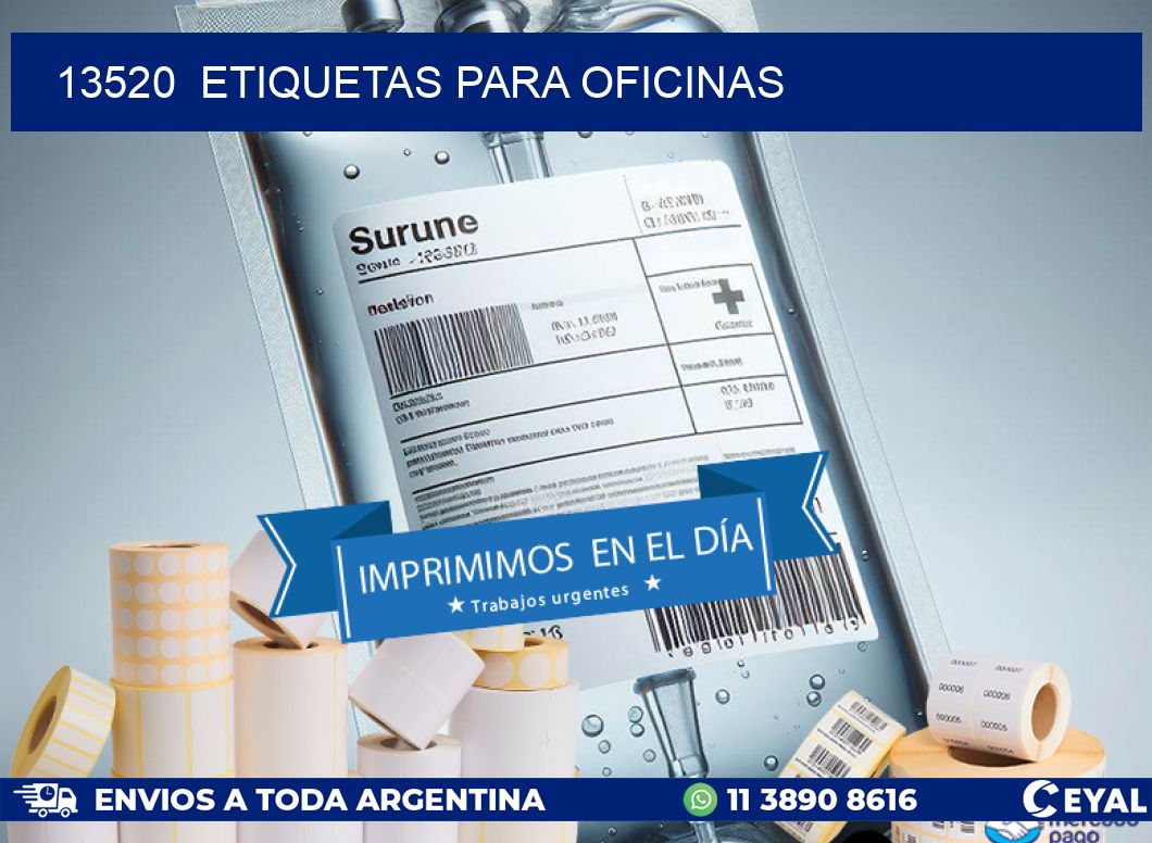 13520 ETIQUETAS PARA OFICINAS