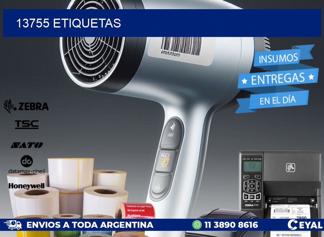 13755 ETIQUETAS