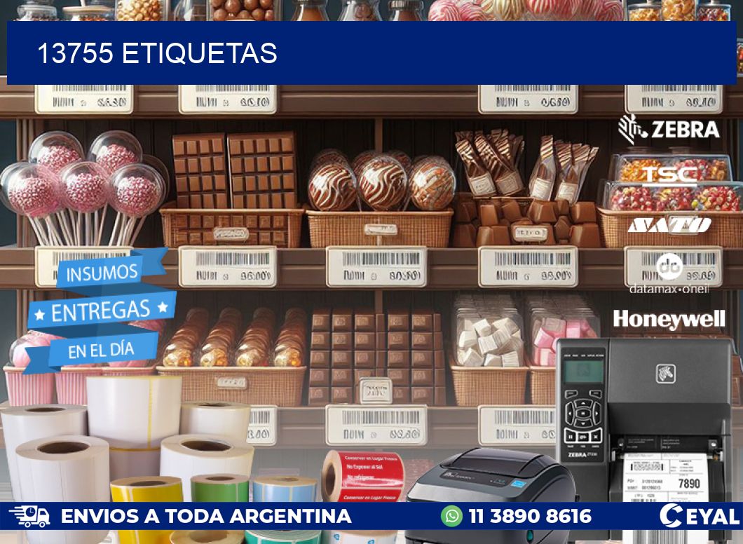 13755 ETIQUETAS