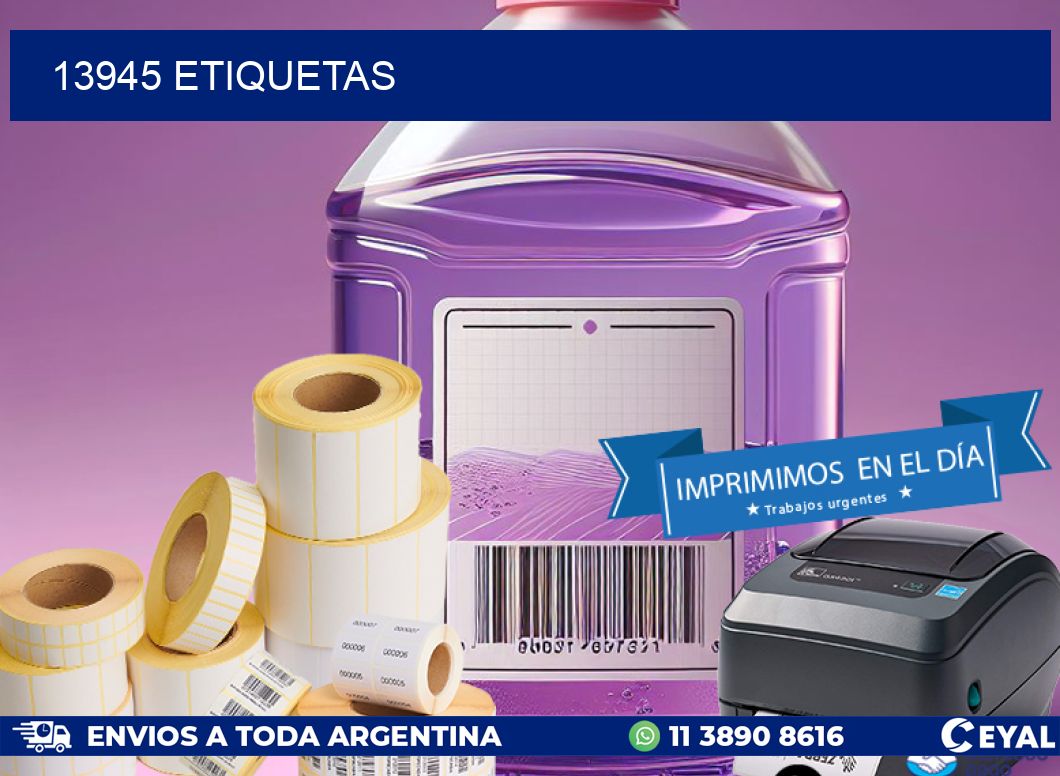 13945 ETIQUETAS