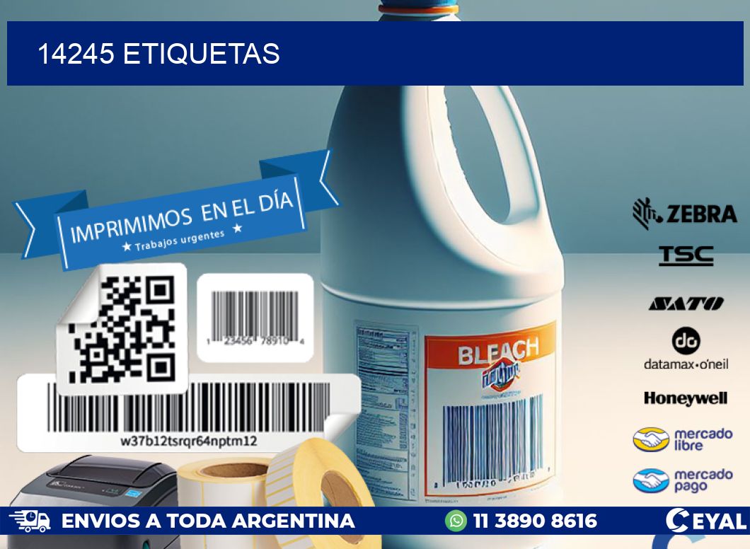14245 ETIQUETAS