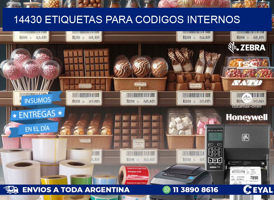 14430 ETIQUETAS PARA CODIGOS INTERNOS