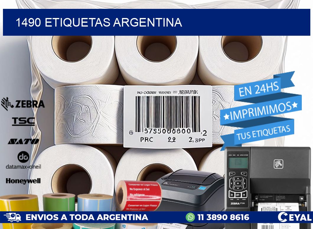 1490 ETIQUETAS ARGENTINA