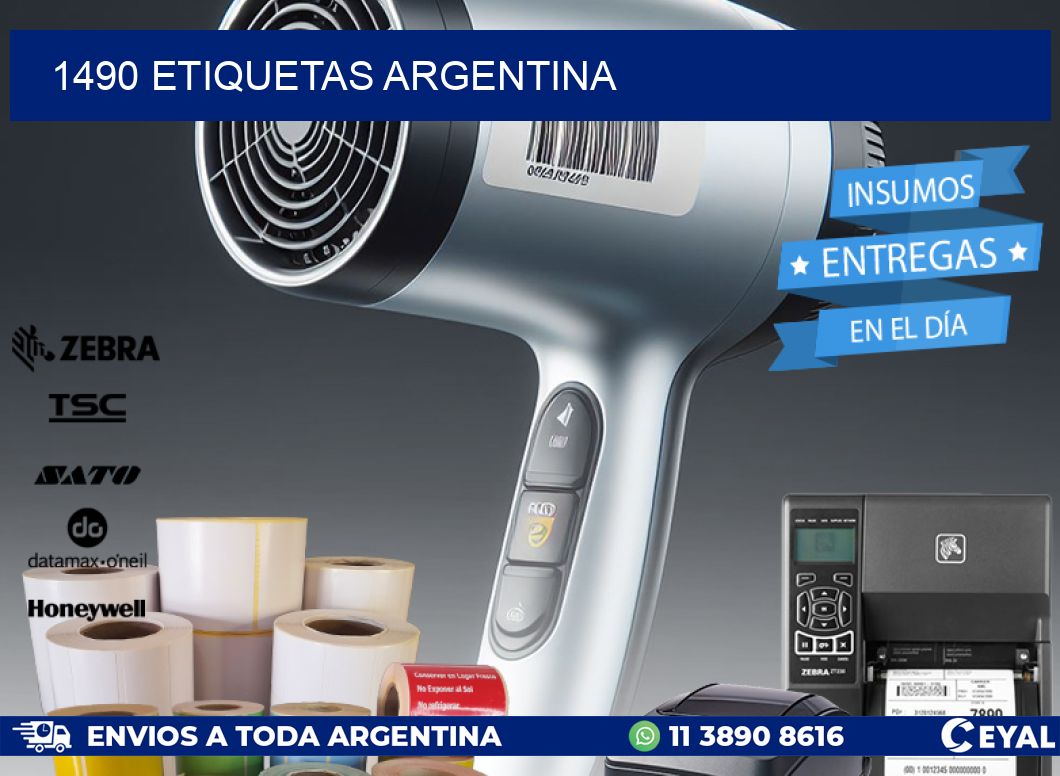 1490 ETIQUETAS ARGENTINA