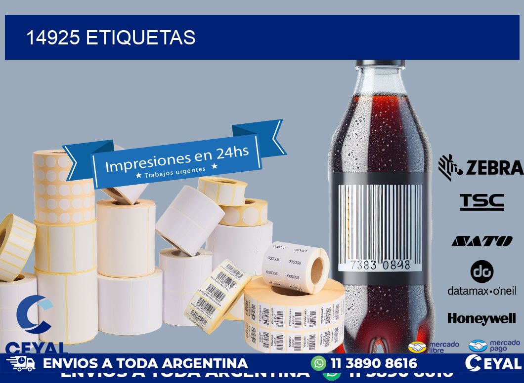 14925 ETIQUETAS