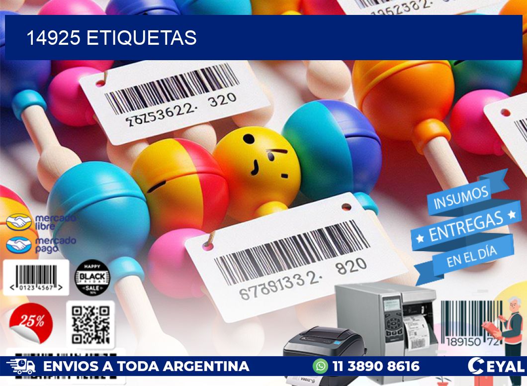14925 ETIQUETAS