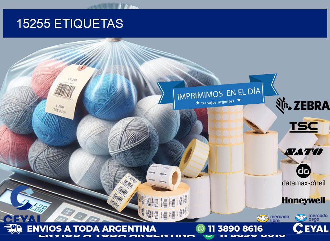 15255 ETIQUETAS