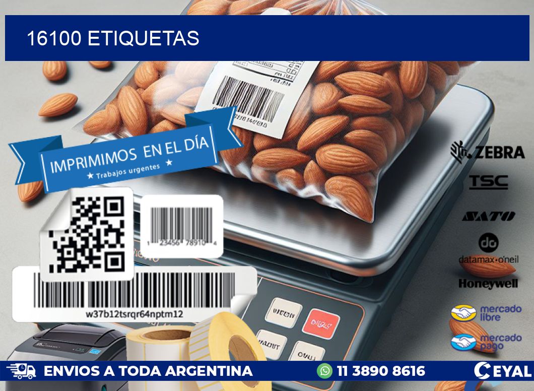 16100 ETIQUETAS