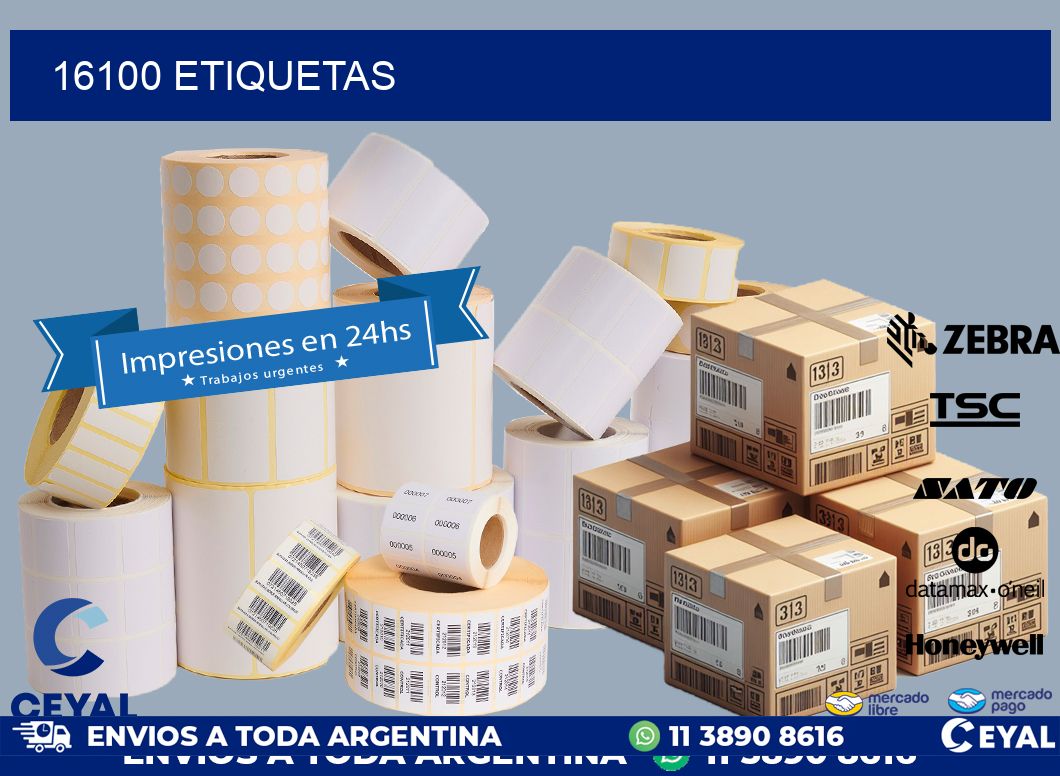 16100 ETIQUETAS