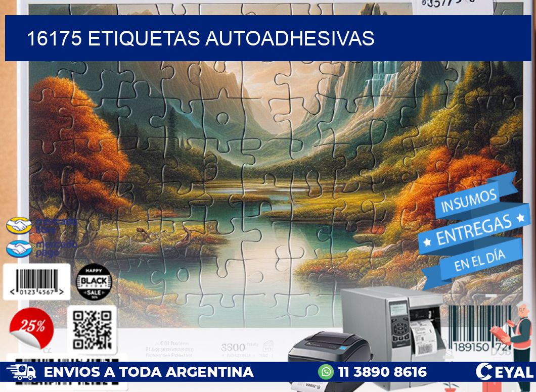 16175 ETIQUETAS AUTOADHESIVAS