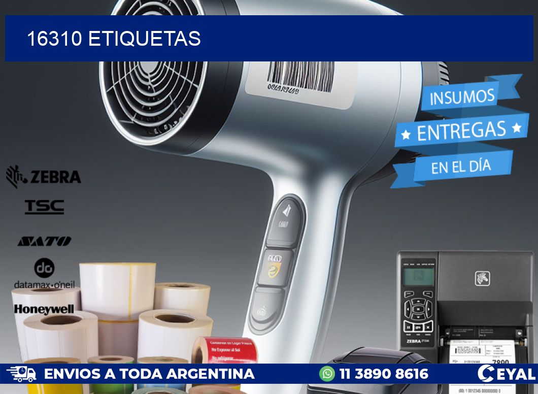 16310 ETIQUETAS