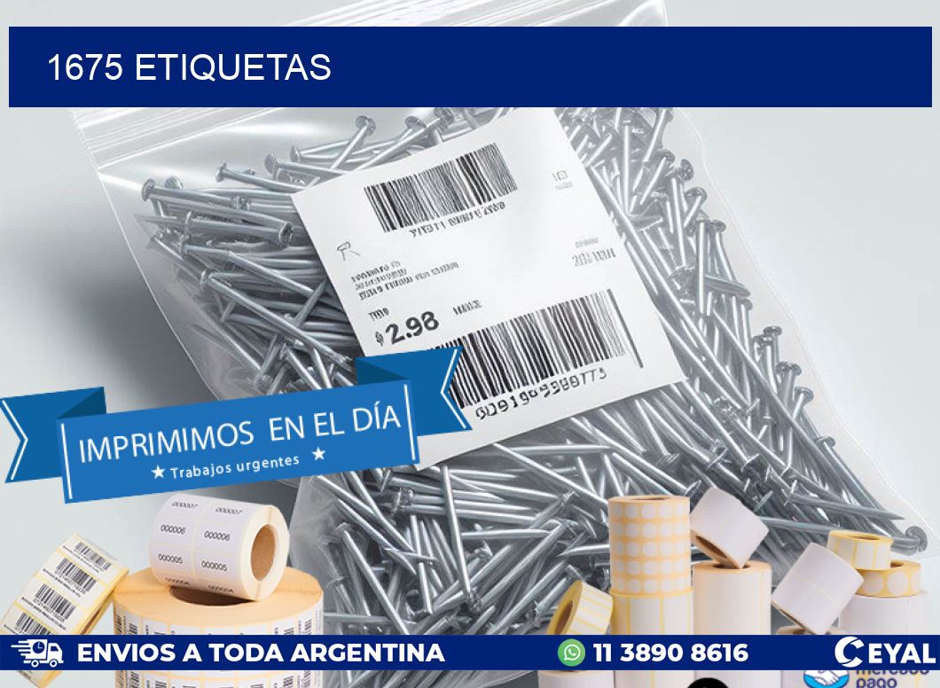 1675 ETIQUETAS