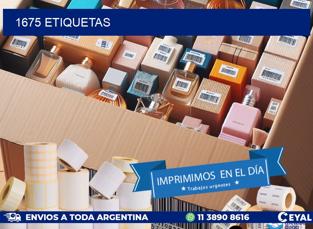 1675 ETIQUETAS