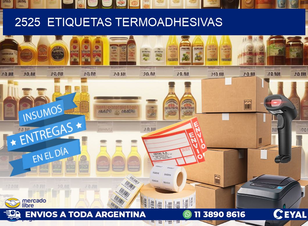 2525 ETIQUETAS TERMOADHESIVAS