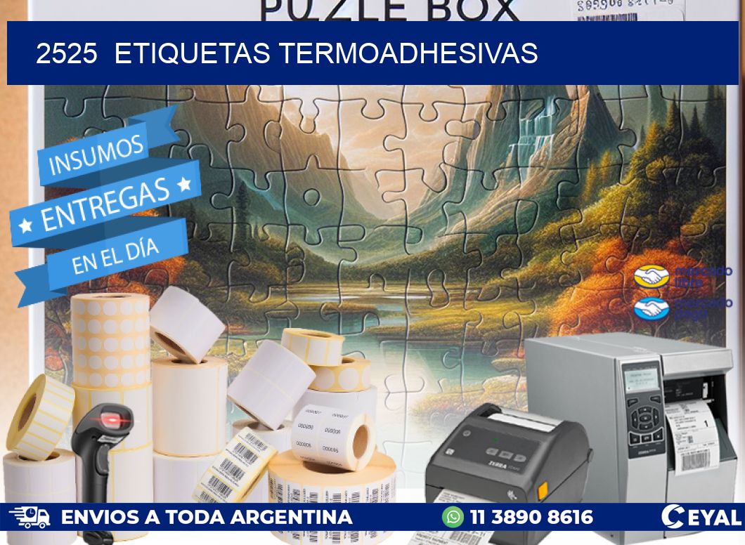 2525 ETIQUETAS TERMOADHESIVAS