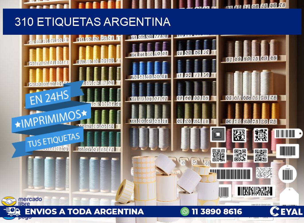 310 ETIQUETAS ARGENTINA