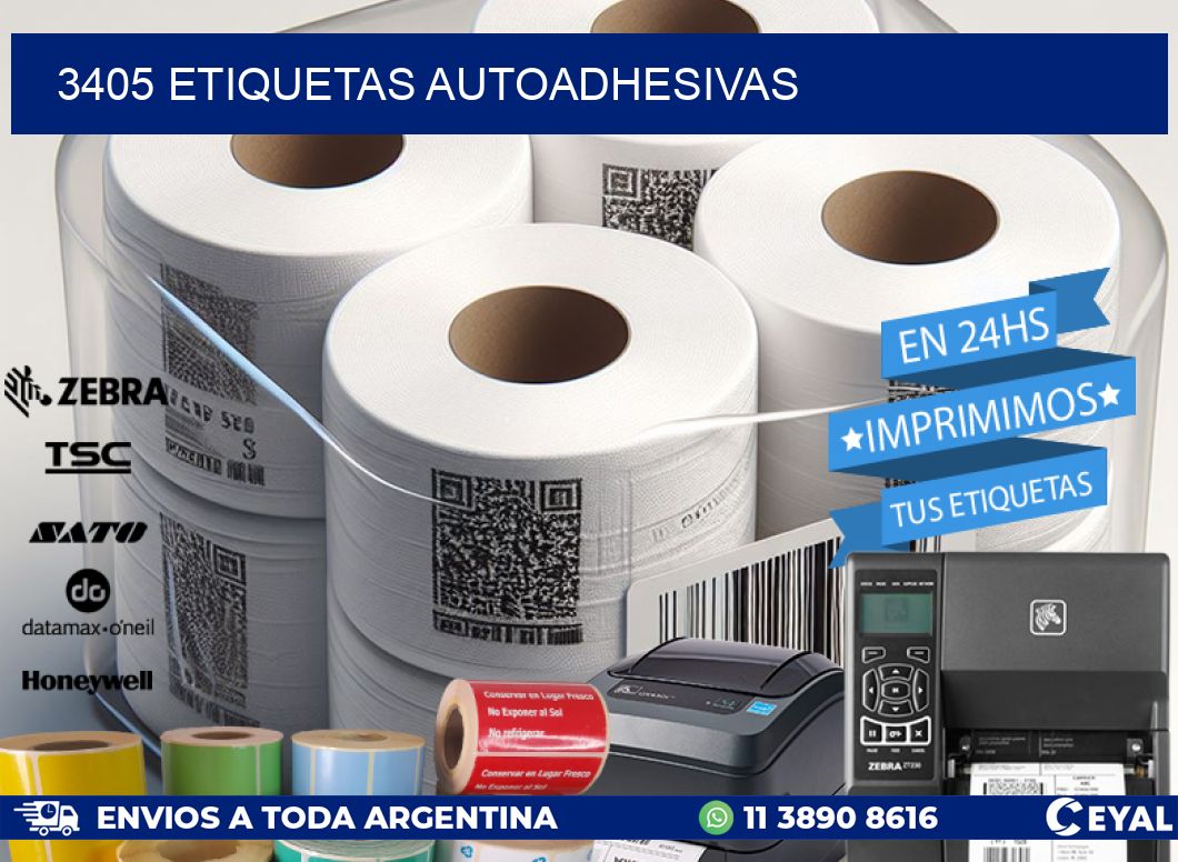3405 ETIQUETAS AUTOADHESIVAS