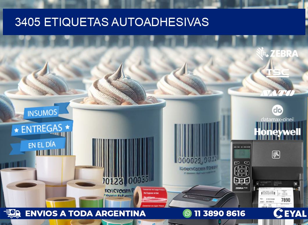 3405 ETIQUETAS AUTOADHESIVAS