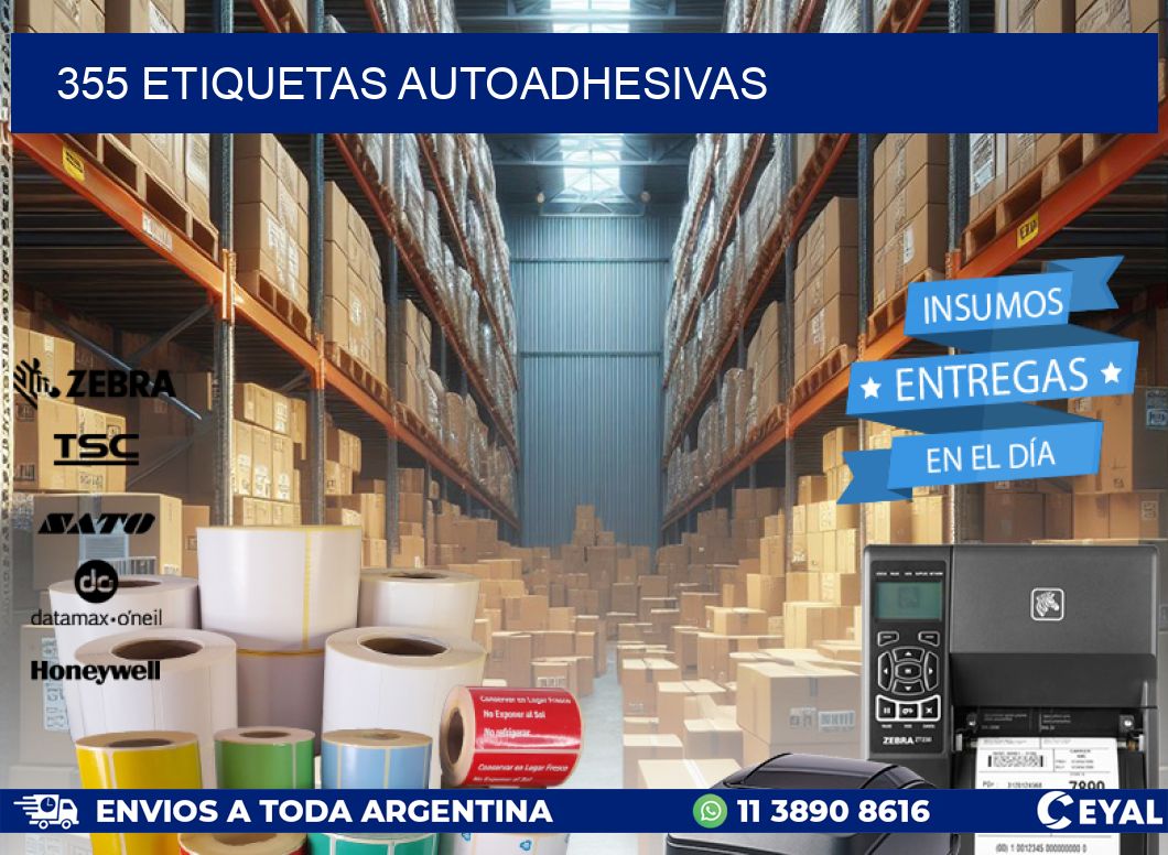355 ETIQUETAS AUTOADHESIVAS