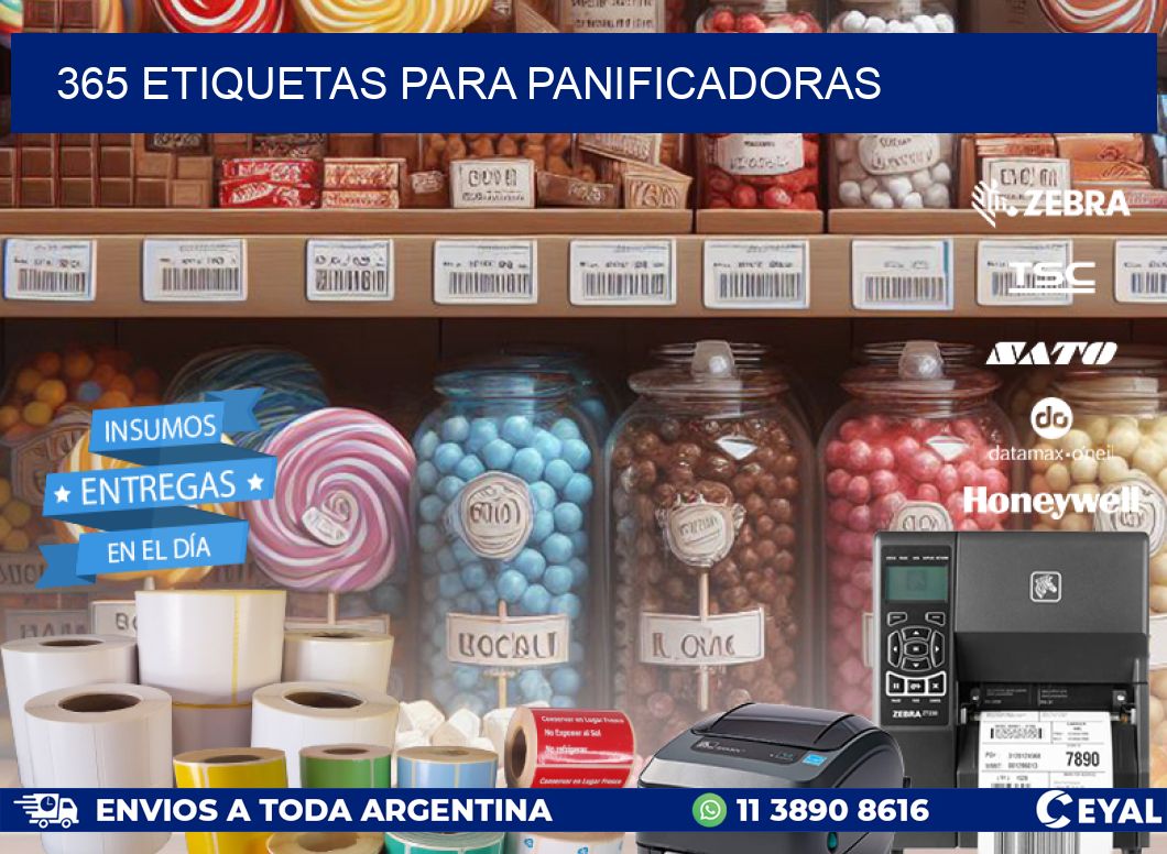 365 ETIQUETAS PARA PANIFICADORAS