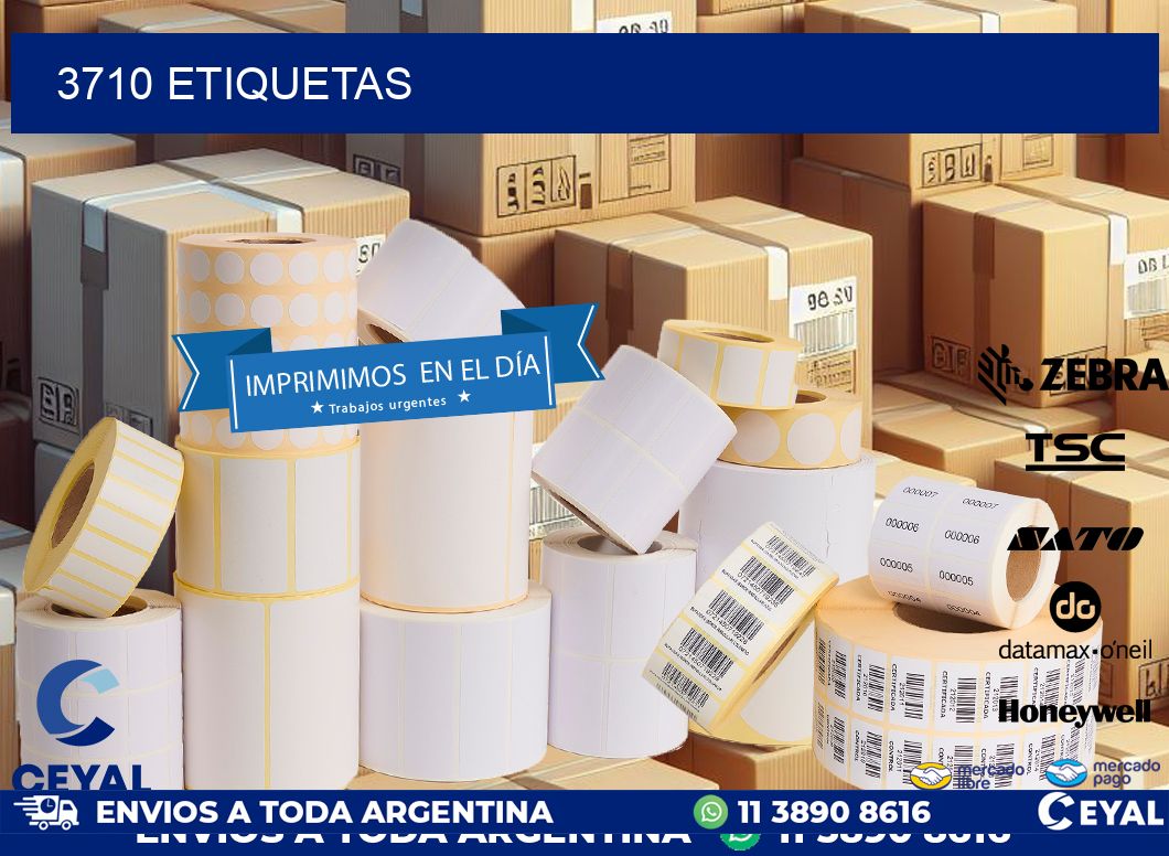3710 ETIQUETAS
