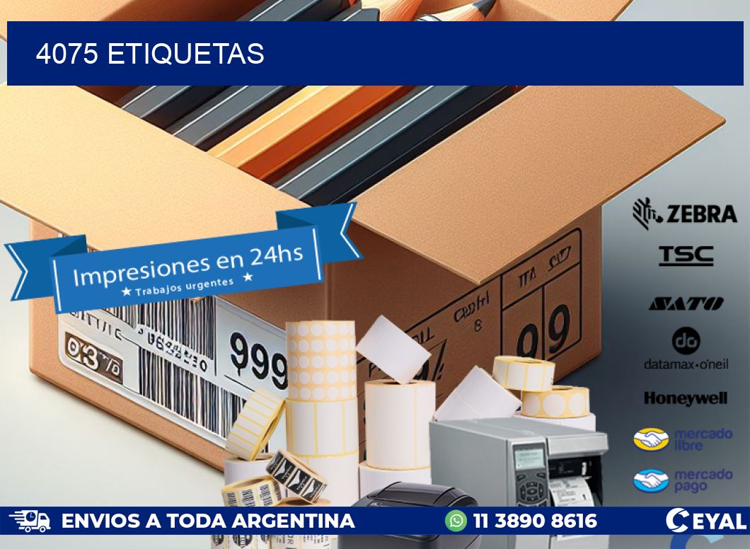 4075 ETIQUETAS