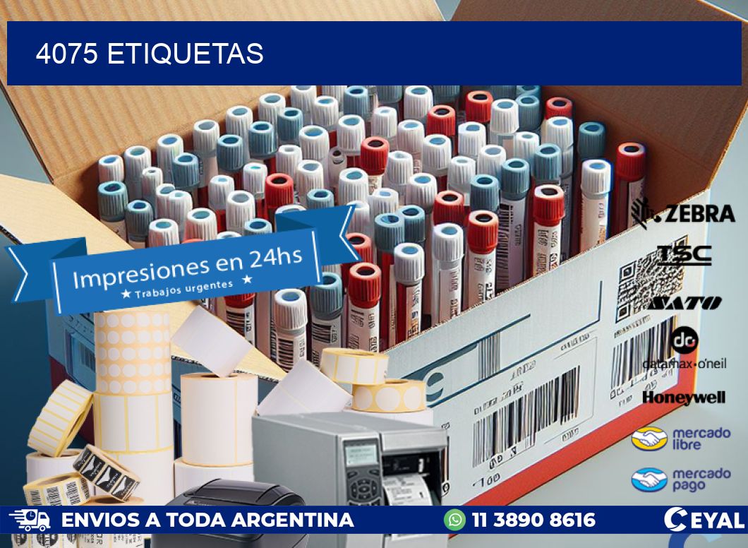 4075 ETIQUETAS