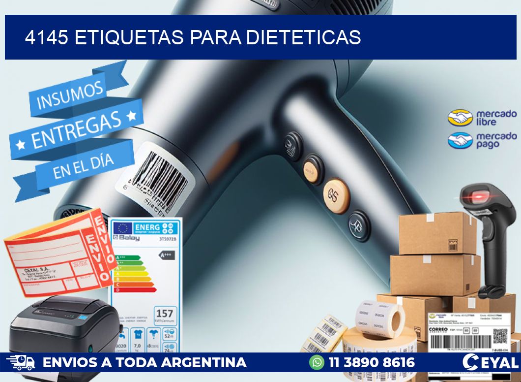 4145 ETIQUETAS PARA DIETETICAS
