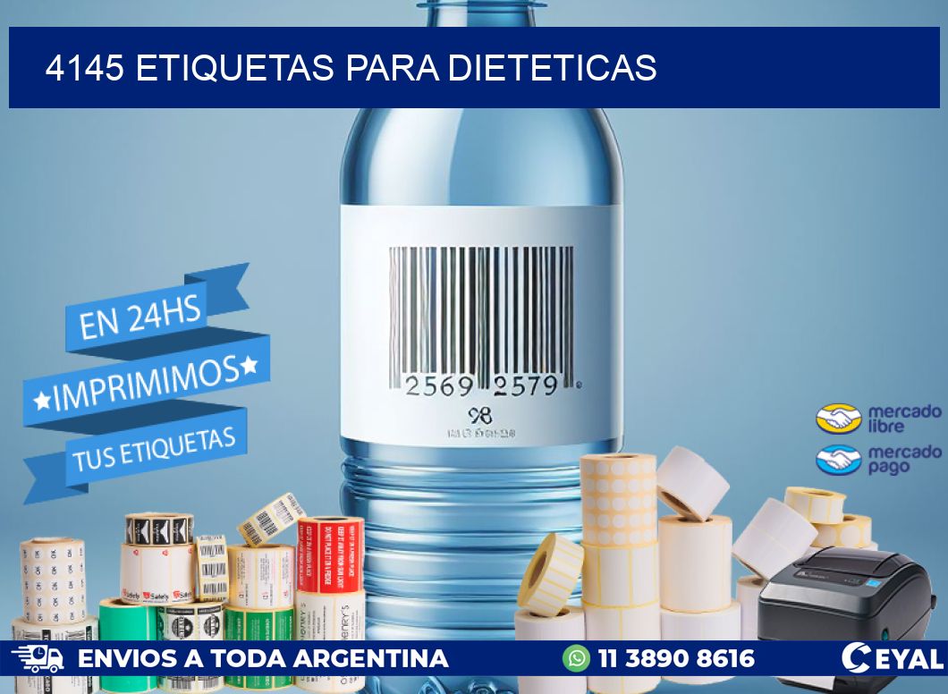4145 ETIQUETAS PARA DIETETICAS