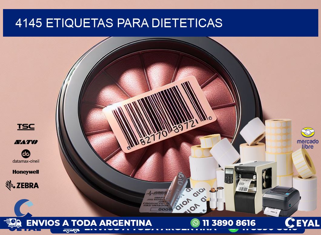 4145 ETIQUETAS PARA DIETETICAS