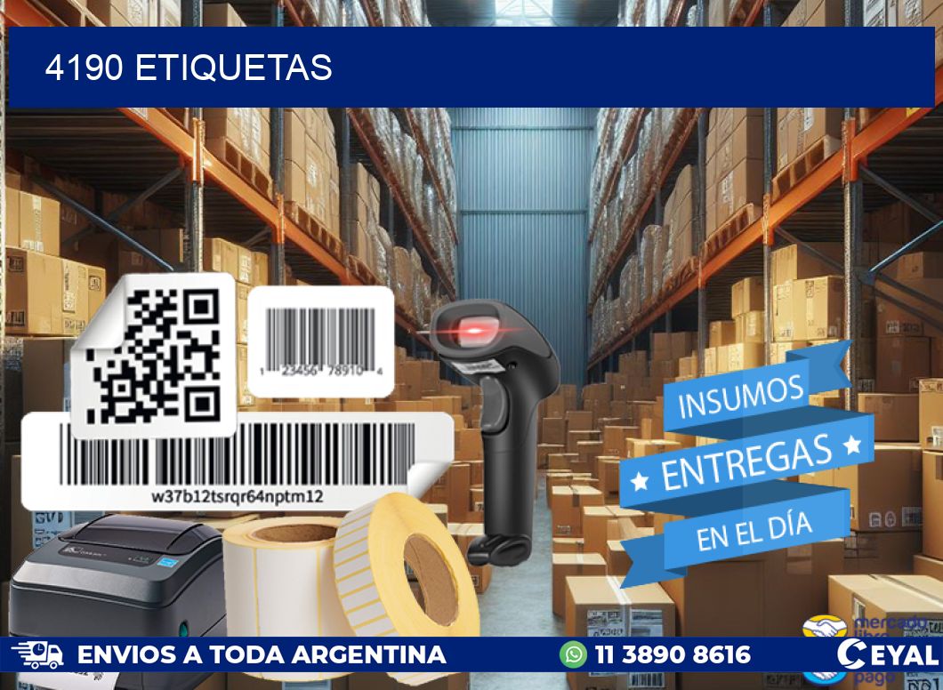 4190 ETIQUETAS