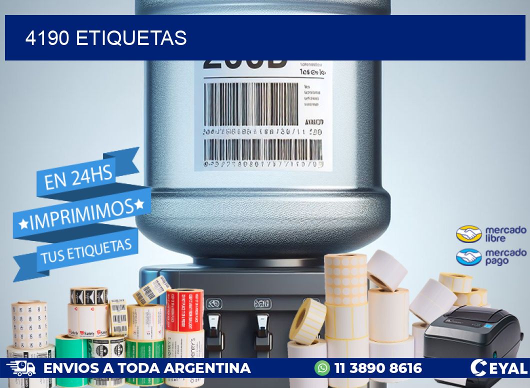 4190 ETIQUETAS