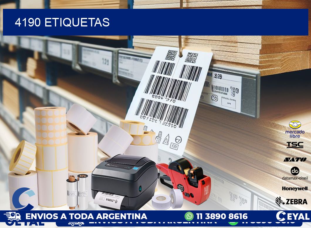 4190 ETIQUETAS