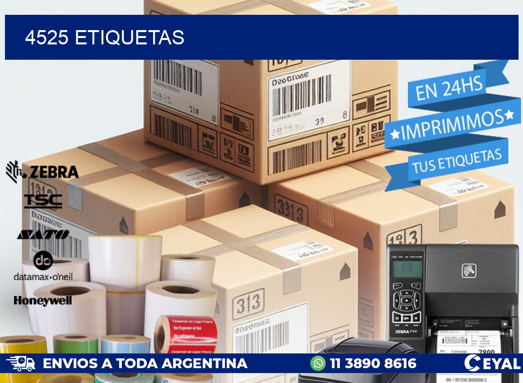 4525 ETIQUETAS
