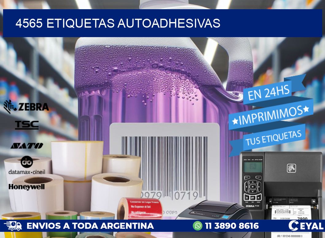 4565 ETIQUETAS AUTOADHESIVAS