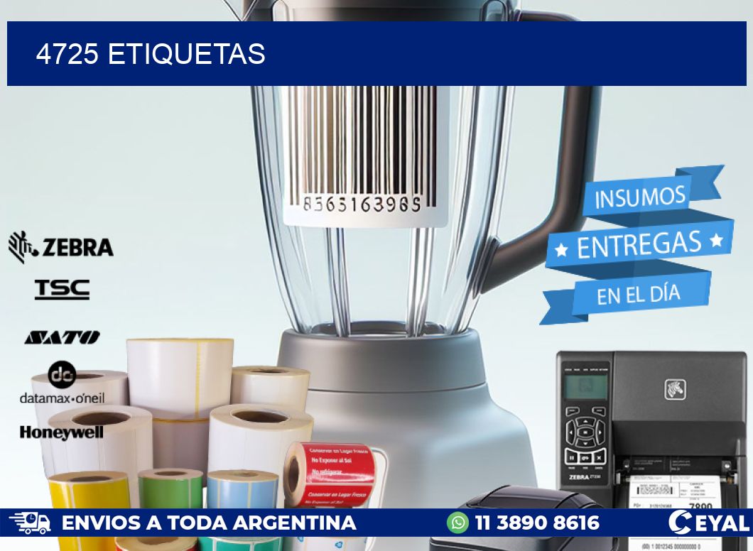 4725 ETIQUETAS